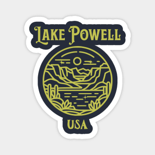 Lake Powell - Gold - USA Magnet