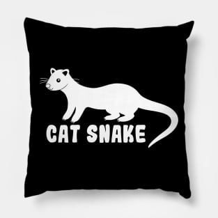 Ferret The Cat Snake Pillow