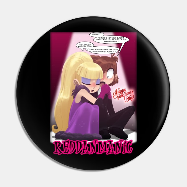 Gravity Falls - Pacifica X Dipper Pin by Reddanmanic