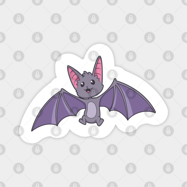 Kawaii Bat Magnet by Modern Medieval Design