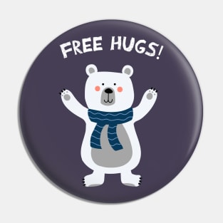 Polar Bear | Free Hugs! Pin