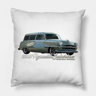 1953 Plymouth Suburban Station Wagon Pillow