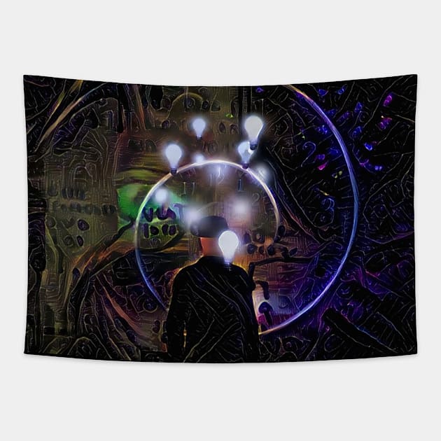 Time and Ideas Tapestry by rolffimages