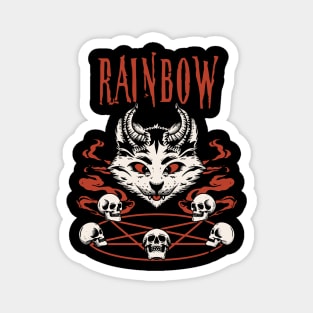 rainbow the catanic Magnet