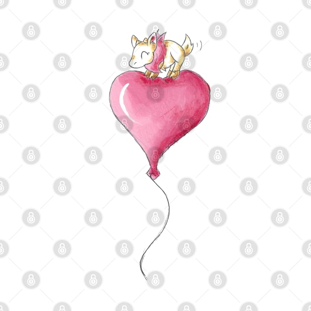 Balloon Ride (Baby Girl) by KristenOKeefeArt