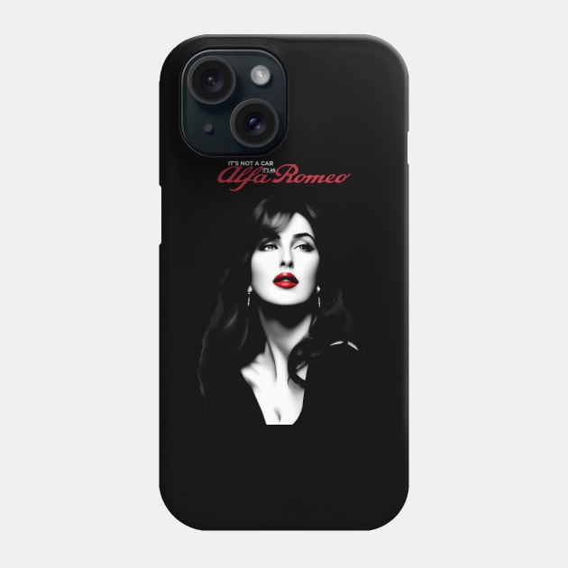 Alfa Romeo Monica Bellucci Phone Case by Classic Cassette