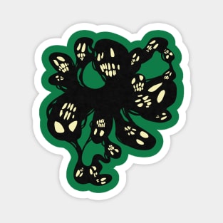 Green Ghost Cloud Magnet