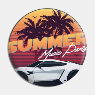 Vintage Summer Vibes Pin