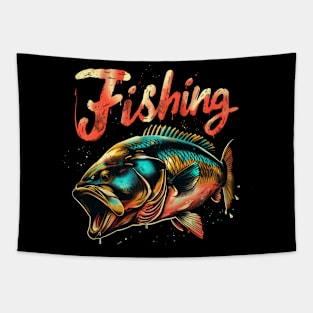 Fishing t-shirt Tapestry