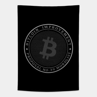 Bitcoin BIP-39 Wordlist Design Tapestry