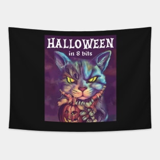 HALLOWEEN in 8 bits Tapestry