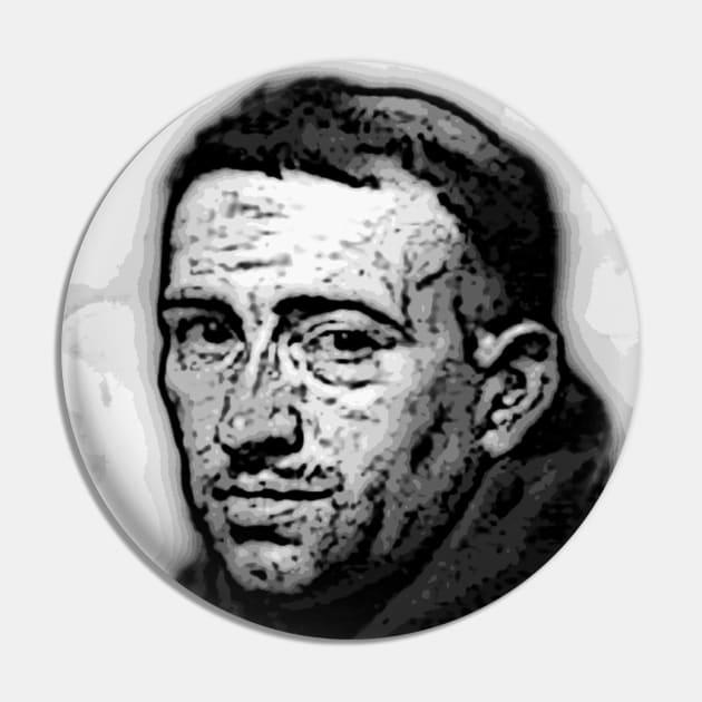 William of Ockham Black and White Portrait | William of Ockham Artwork  12 Pin by JustLit