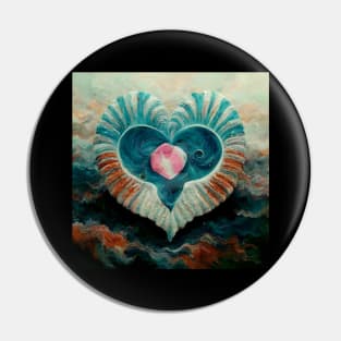 Water Hearts Of Love 2 Pin