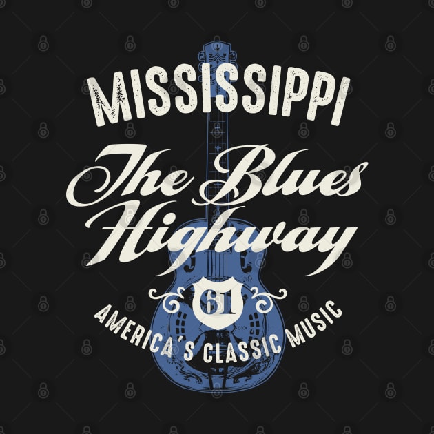 Mississippi The Blues Highway 61 by Designkix