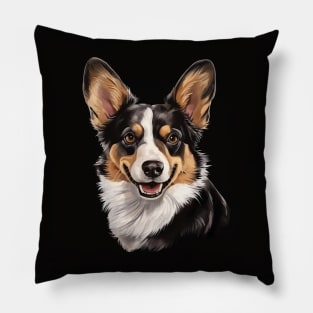 Corgi Portrait Pillow