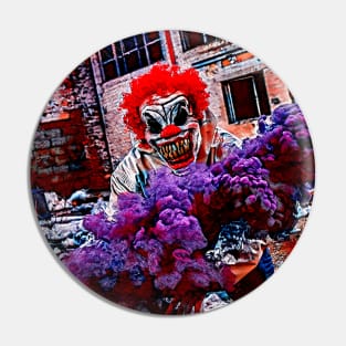 Scary clown Pin