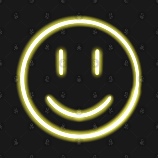 Neon smiley face by hcohen2000