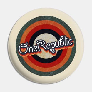 Retro Color Typography Faded Style OneRepublic Pin