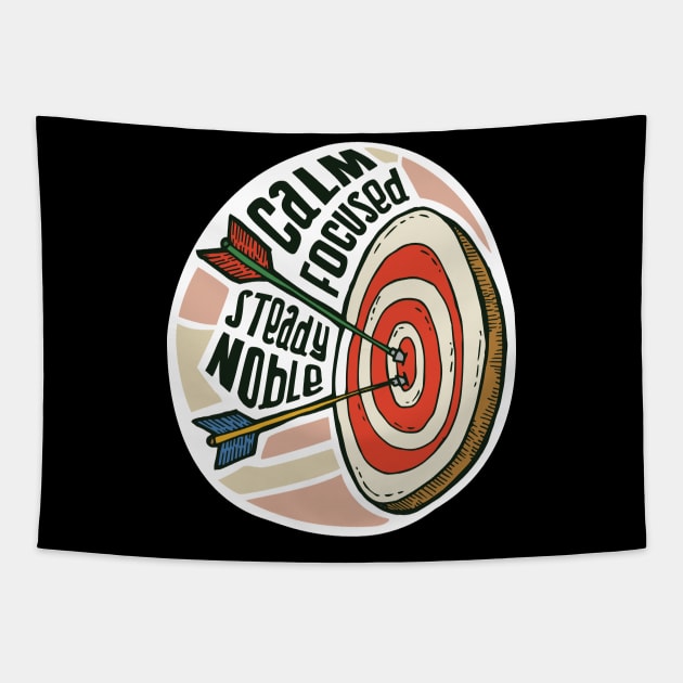 Archery Target Tapestry by madeinchorley