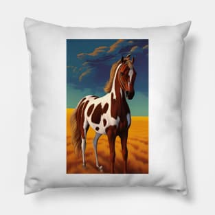 Beautiful Painted Horse Pony Pillow