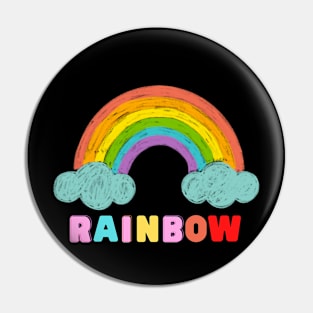 Rainbow in the sky. Pin