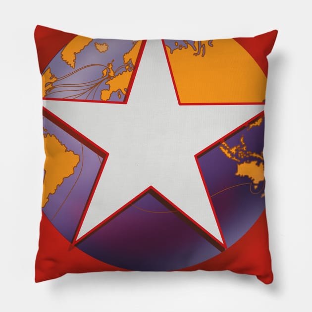 White Star line Cruise ship Pillow by nickemporium1