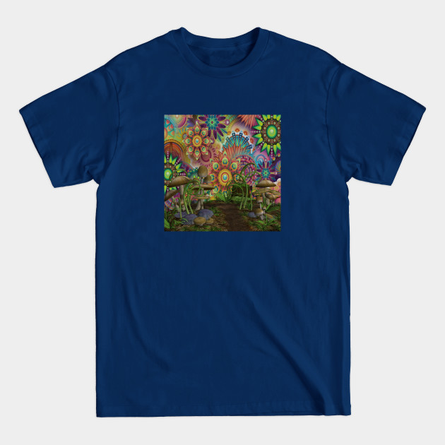 Magic Mushrooms Party - Psilocybin Mushrooms - Fungi Camping - Fungus Gift - Hippie - Psychedelic Festival - Shrooms - T-Shirt