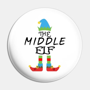The Middle Elf Matching Family Group Christmas Party Pin