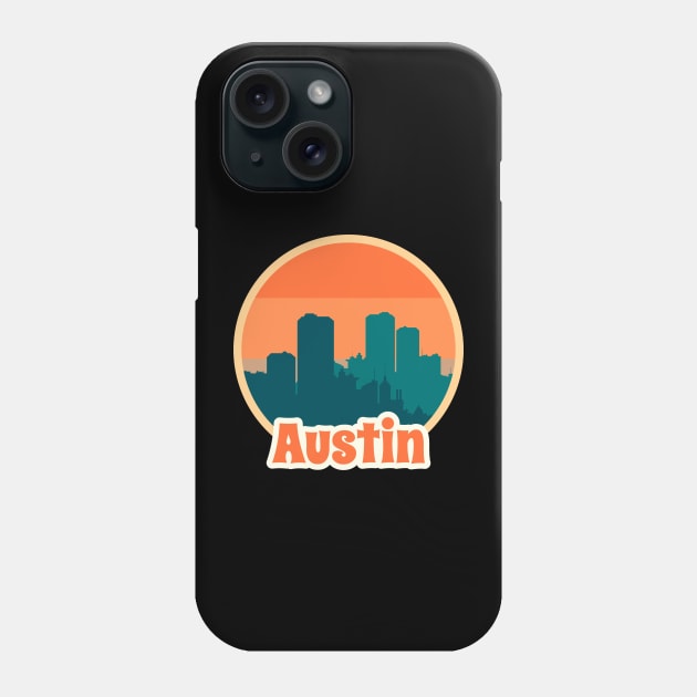 Vintage Austin Phone Case by victoria@teepublic.com