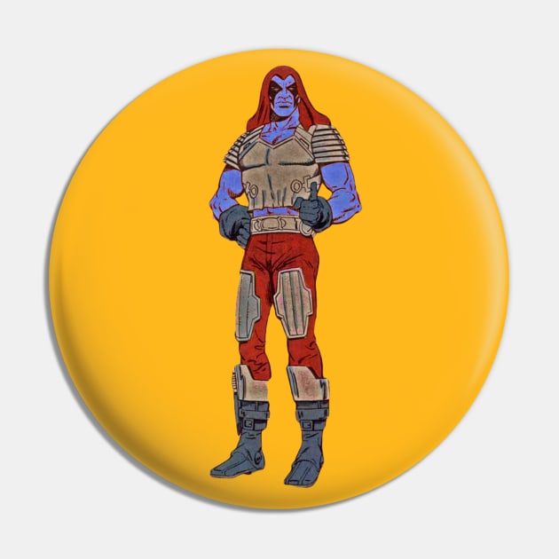 Zartan Sun Skin Pin by zombill