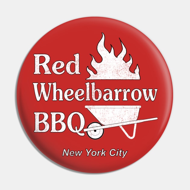 Mr Robot Red Wheelbarrow BBQ Pin by 4swag