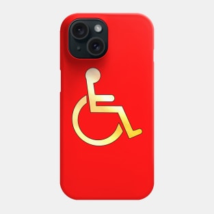 Whelchair Sign Phone Case