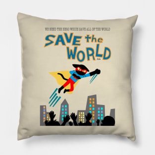 Save the World Pillow