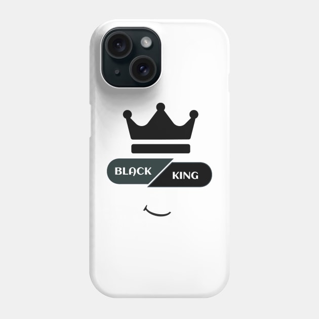 Black king. Phone Case by KyrgyzstanShop