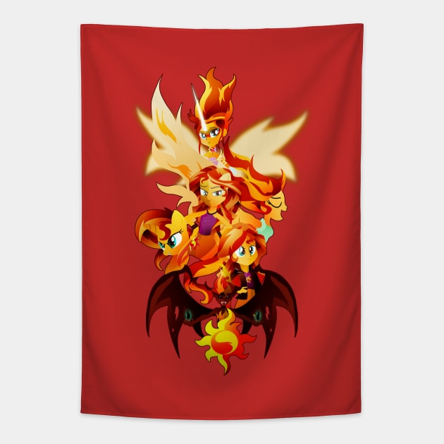 Sunset Shimmer Tapestry by Ilona's Store