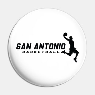 Retro San Antonio Basketball Club Pin