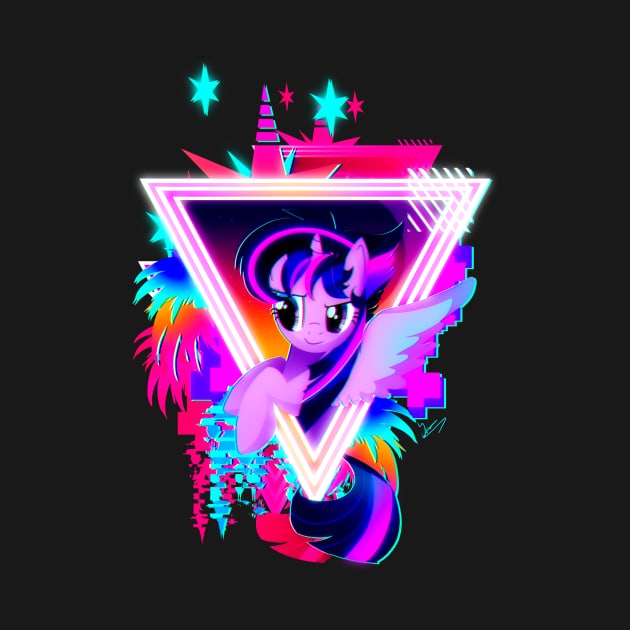 Neon Twilight Sparkle by Ilona's Store