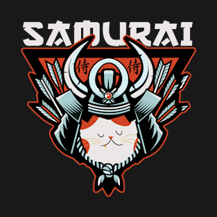 Samurai neko T-Shirt