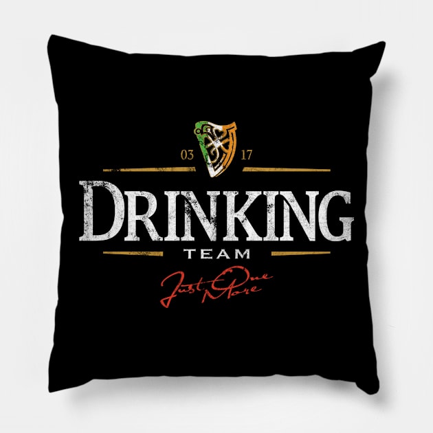 Guinness Drinking Team Pillow by pjsignman