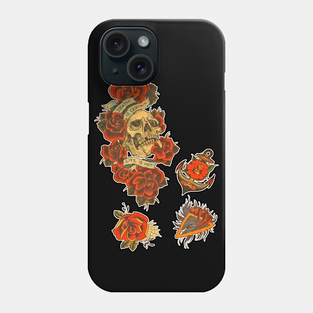 Tattoo Style Design Phone Case by tattoodesigns