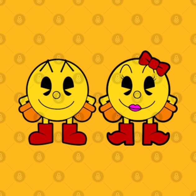 Pacman Couple by mighty corps studio