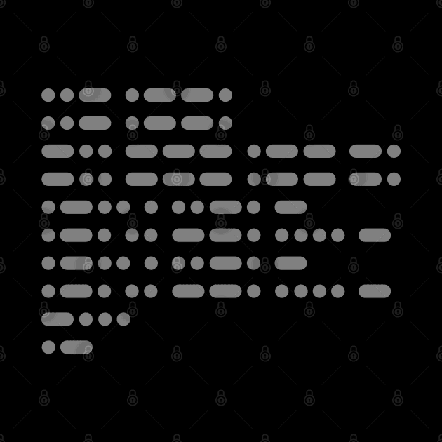 Asplenia Studios: Live By The Code... Morse code by AspleniaStudios