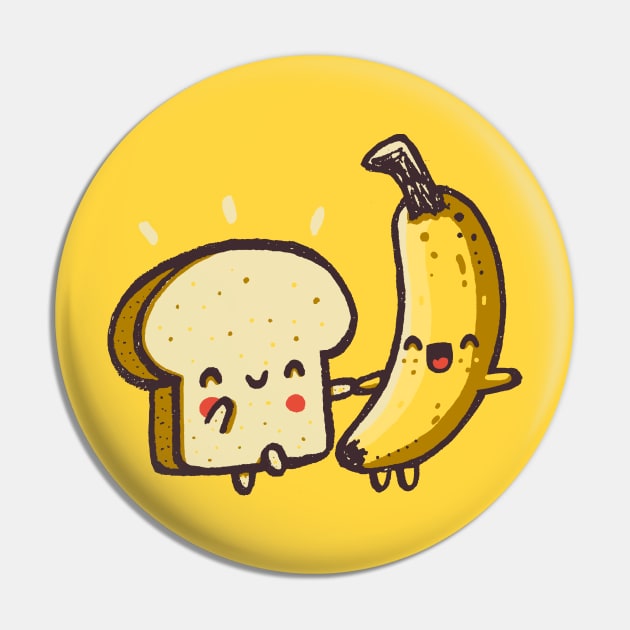 Banana Sandwich Pin by Walmazan