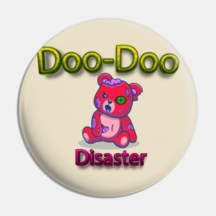 Doo-Doo Dool Bear Zombie Halloween Furry Friends  Animal-Inspired Halloween Prints Pin