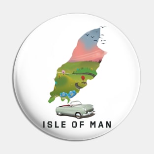 Isle of Man map Pin