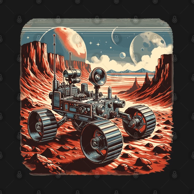 Martian  Mars Chronicles: Retro Rover Quest by Graphic Wonders Emporium