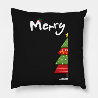 Merry Christmas Funny Couples Matching T-shirt Pillow