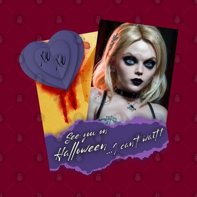 See you Halloween letter mesage Bride of Chucky 2 by PixelkaArt