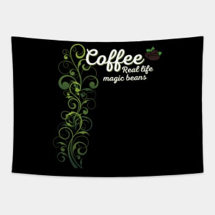 Magic Beans - Kaffee Genuss Bohnen Ranke Tapestry