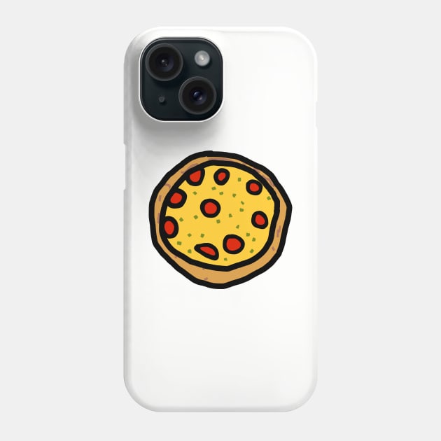Food for Pizza Pi Day Phone Case by ellenhenryart